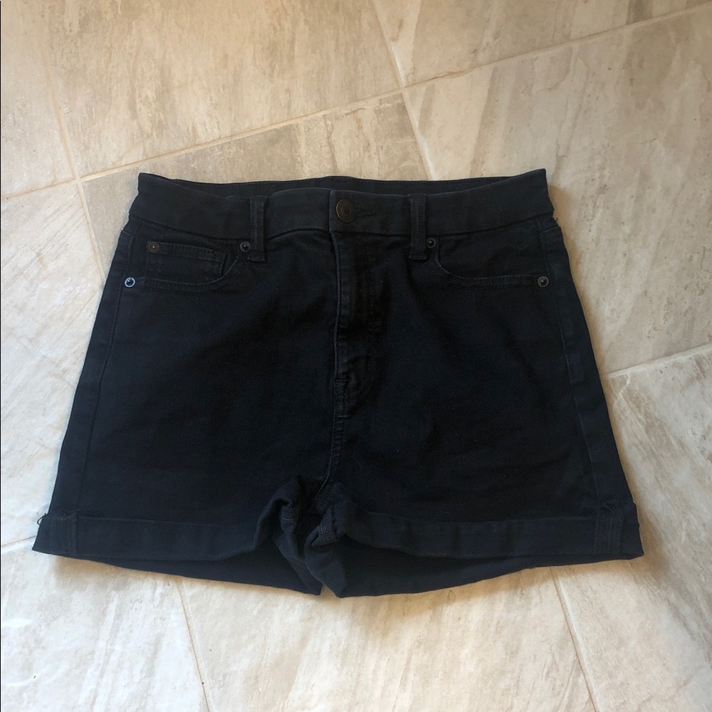 American Eagle Classic Black Size 10 Women's Jean Shorts